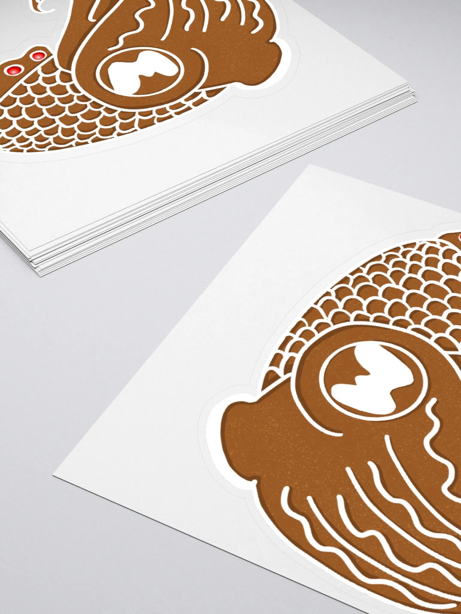 Gingerbread Cuttlefish Sticker product image (12)