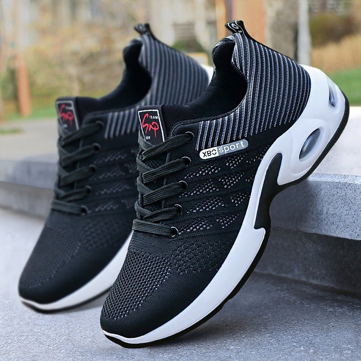 Plus Size Men's Shoes Flyknit Breathable Sneaker product image (1)