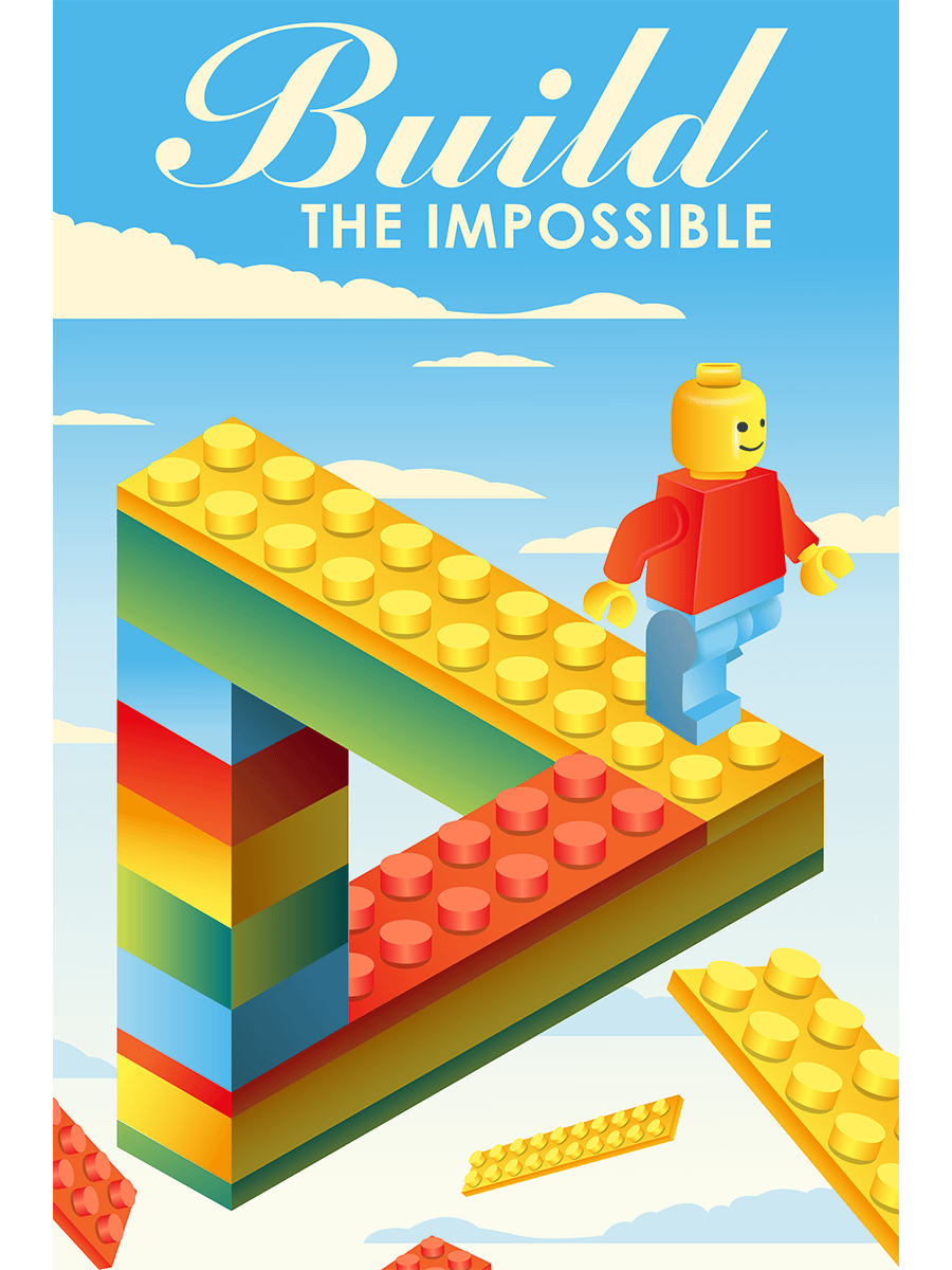 Build The Impossible Triangle | Limited Edition Poster product image (1)