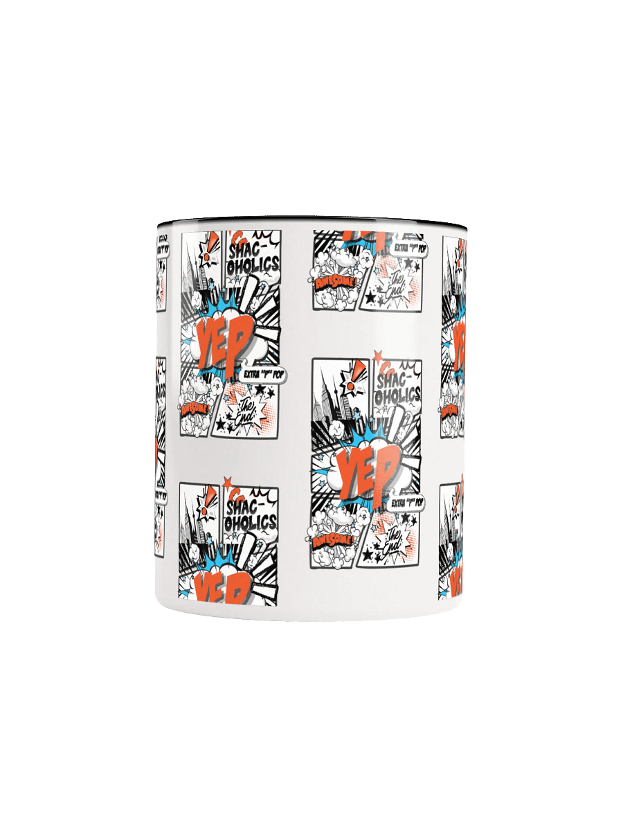 Shac-oholics Comic Blast Mug - Orange 