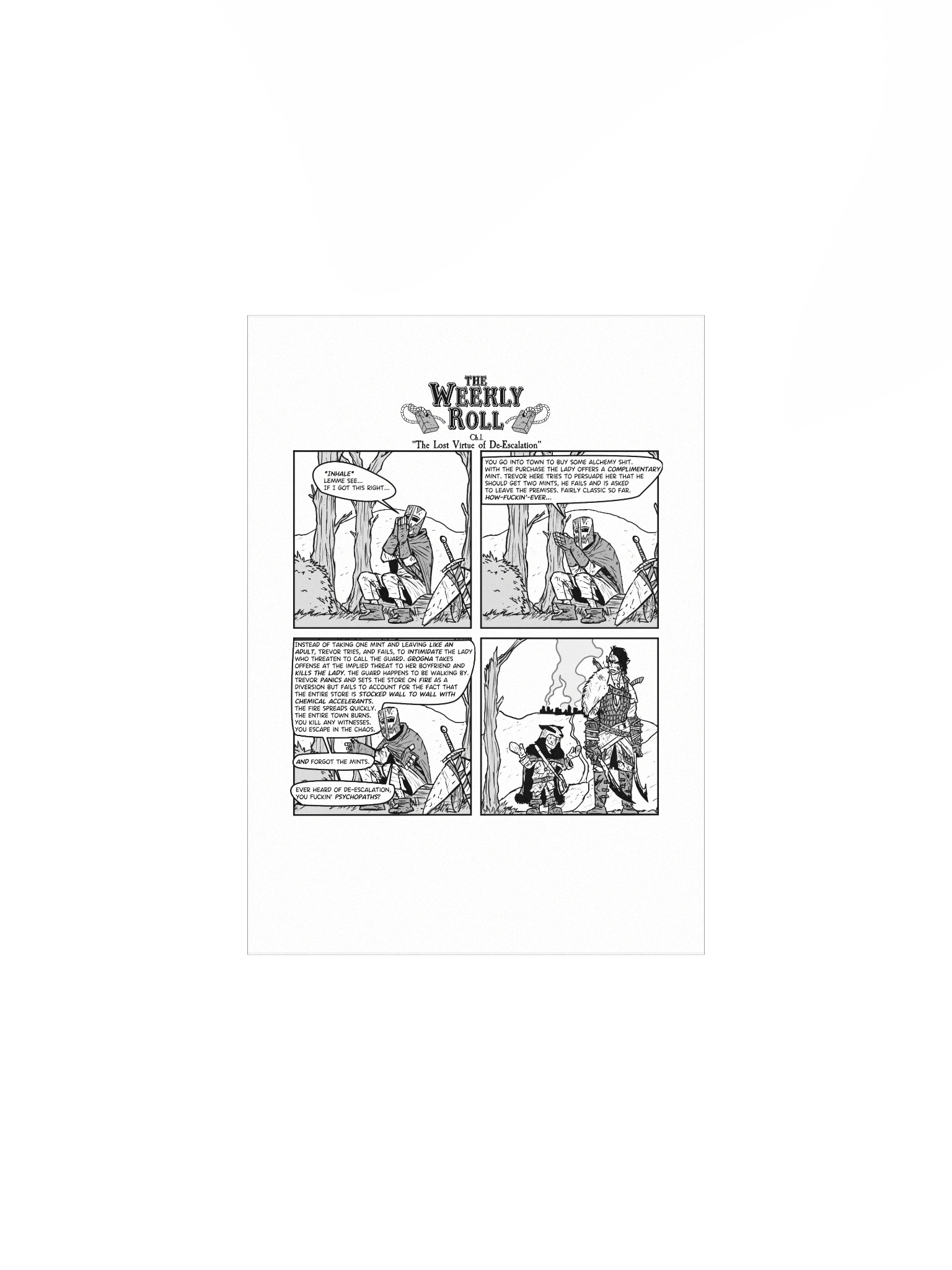 The Weekly Roll Ch. 150. Print Rectangular product image (1)