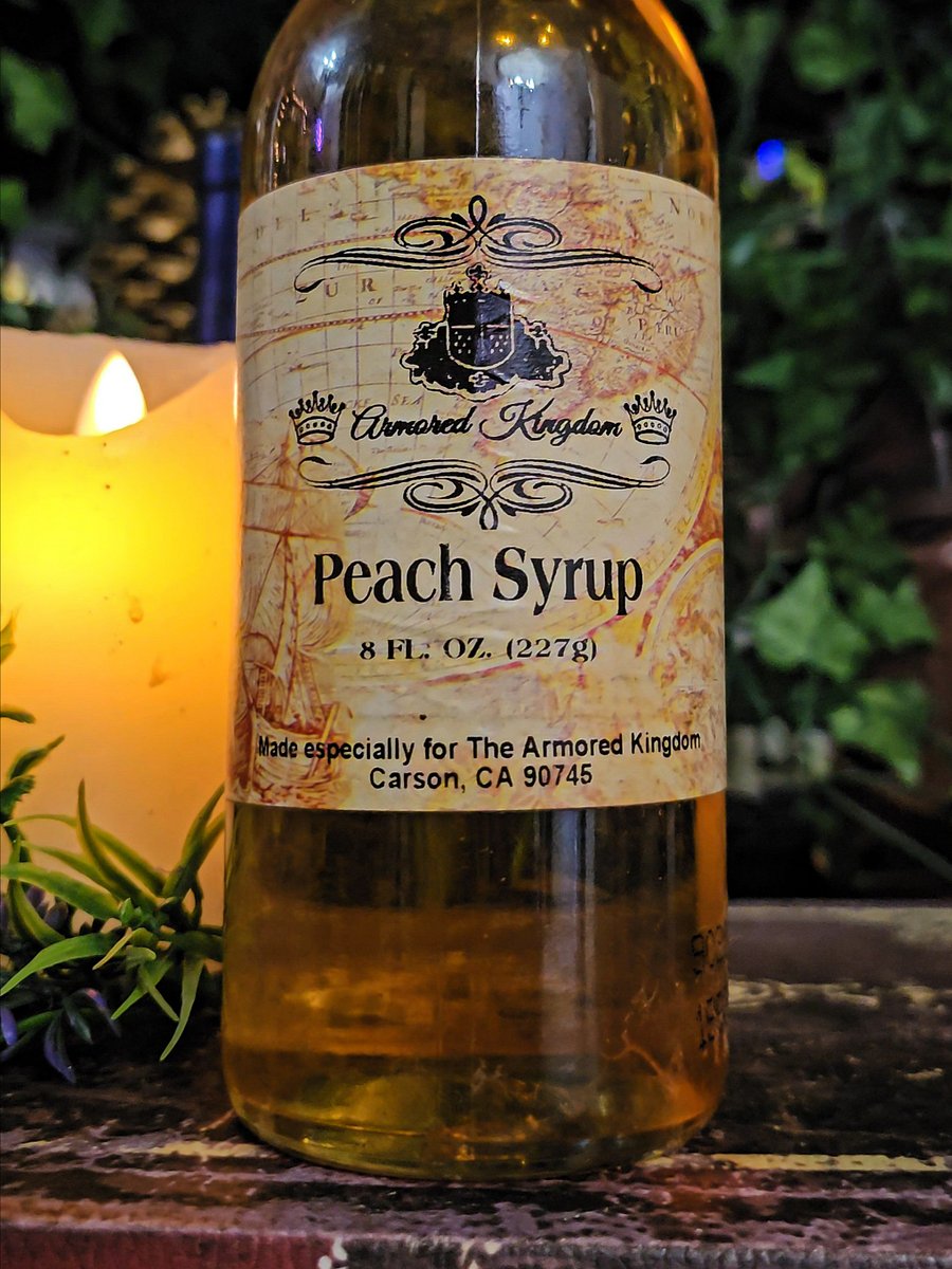 The Armored Kingdom Gourmet Peach Syrup (8oz) product image (3)