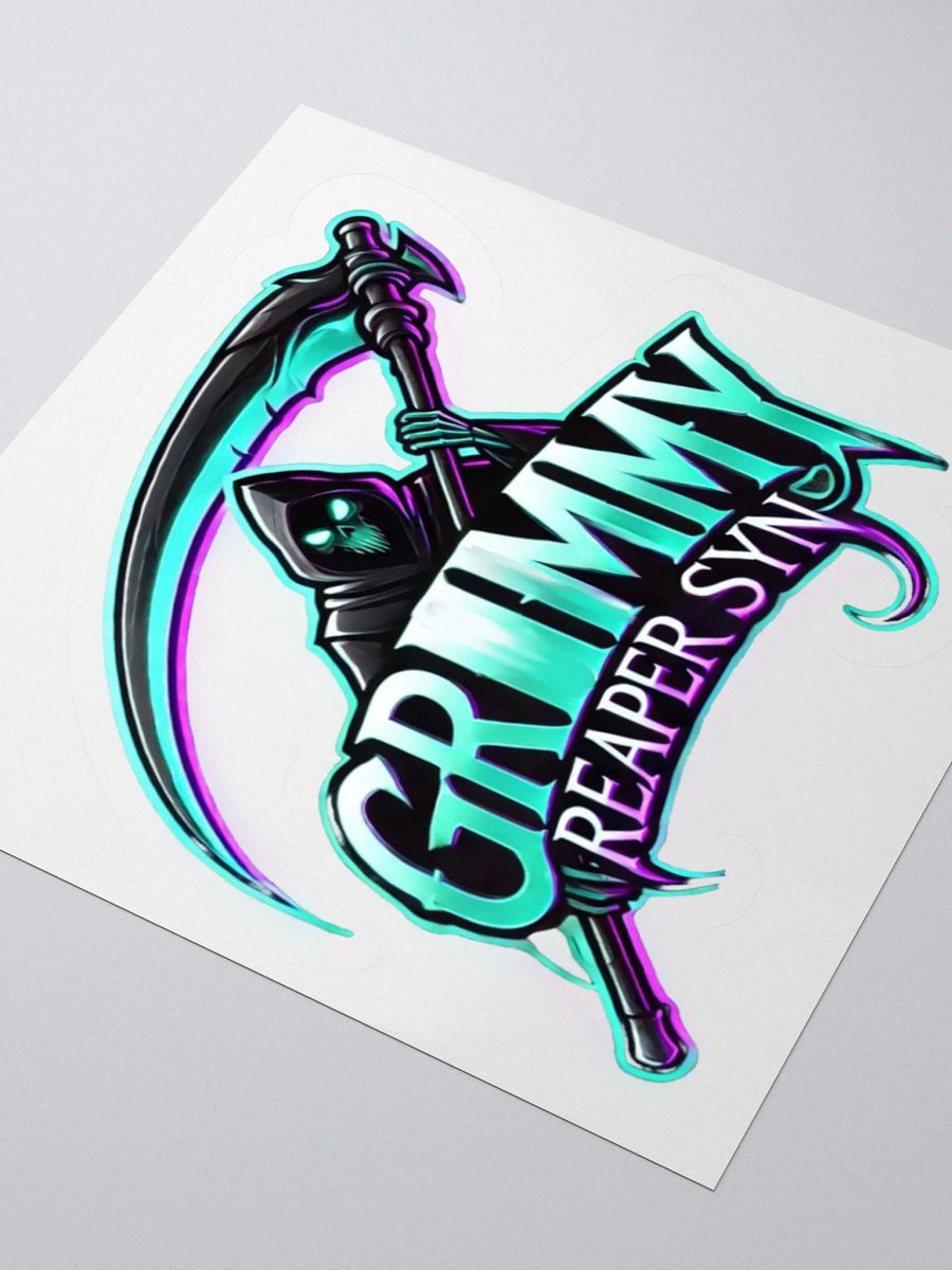 GrimmyReaperSyn Vinyl Sticker 💀🎮 product image (9)