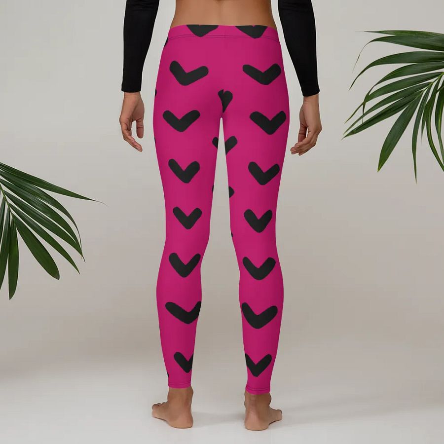 Vibrant V-Shape All-Over Print Leggings product image (4)