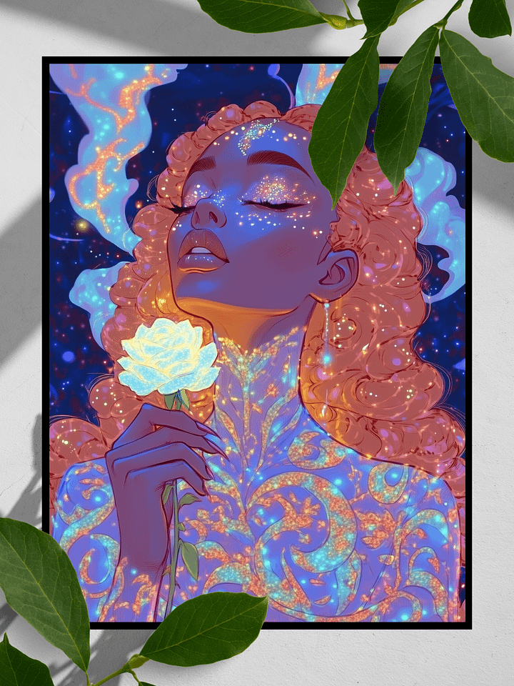 A Rose With Her Rose On Matte Poster Paper product image (1)