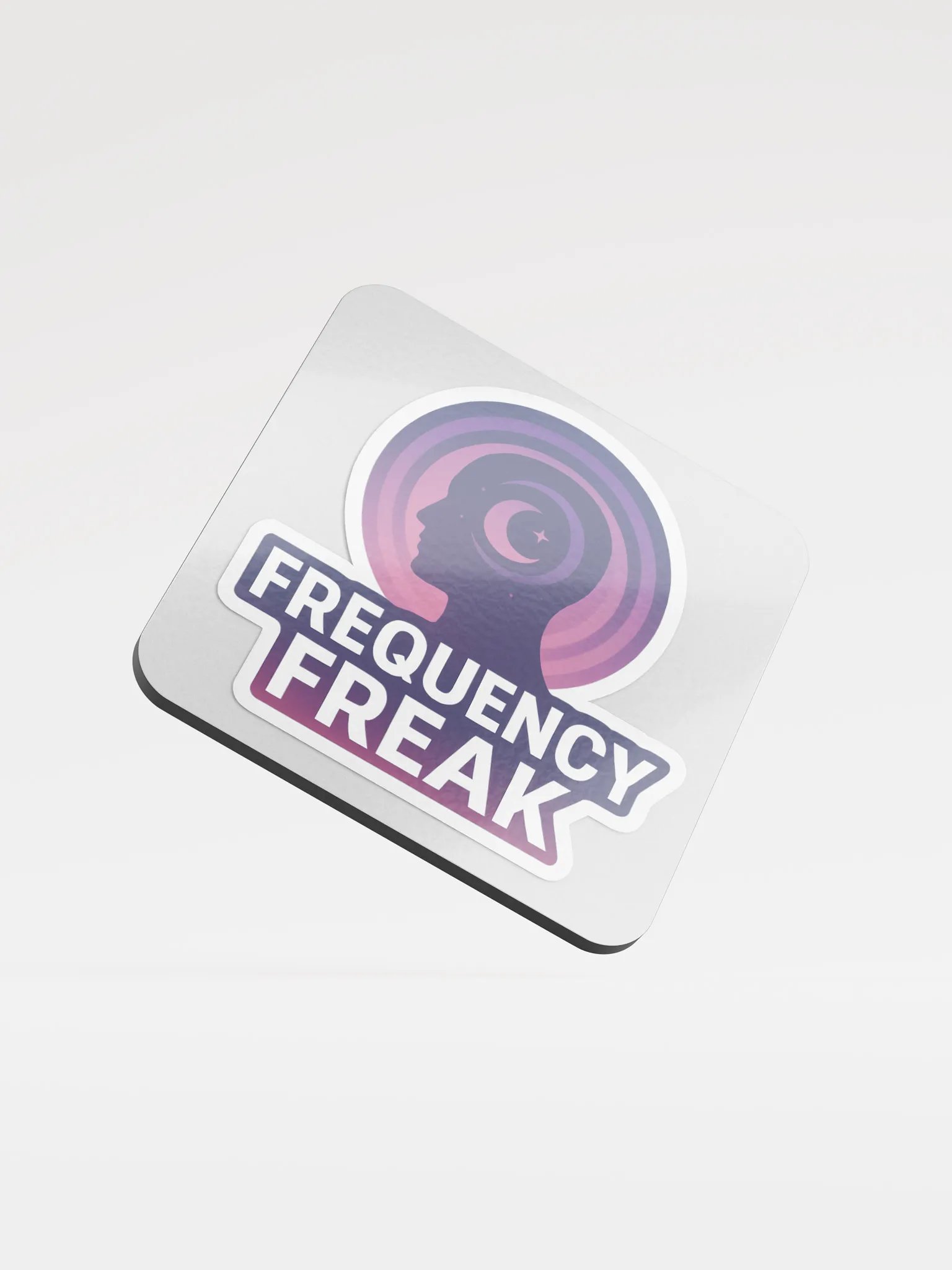 FREQUENCY FREAK — Vibe-Tuned Coaster product image (1)