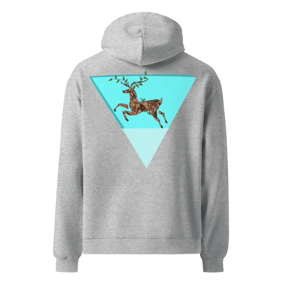 Oversized Hoodie (Geometric Deer) product image (40)