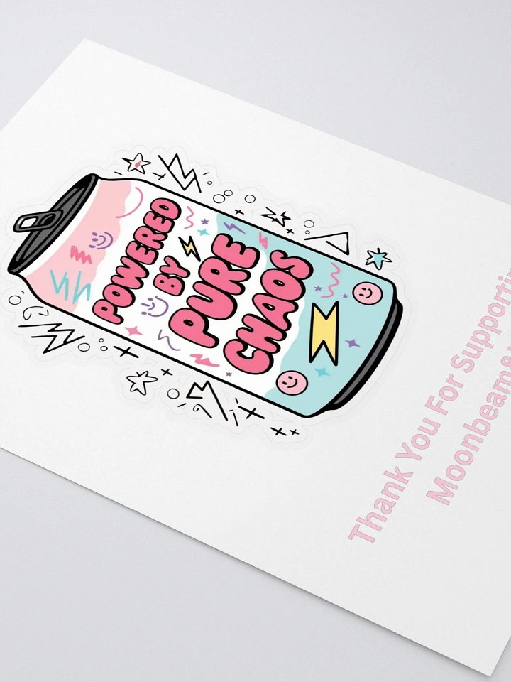 Powered By Pure Chaos Sticker Sheet product image (2)