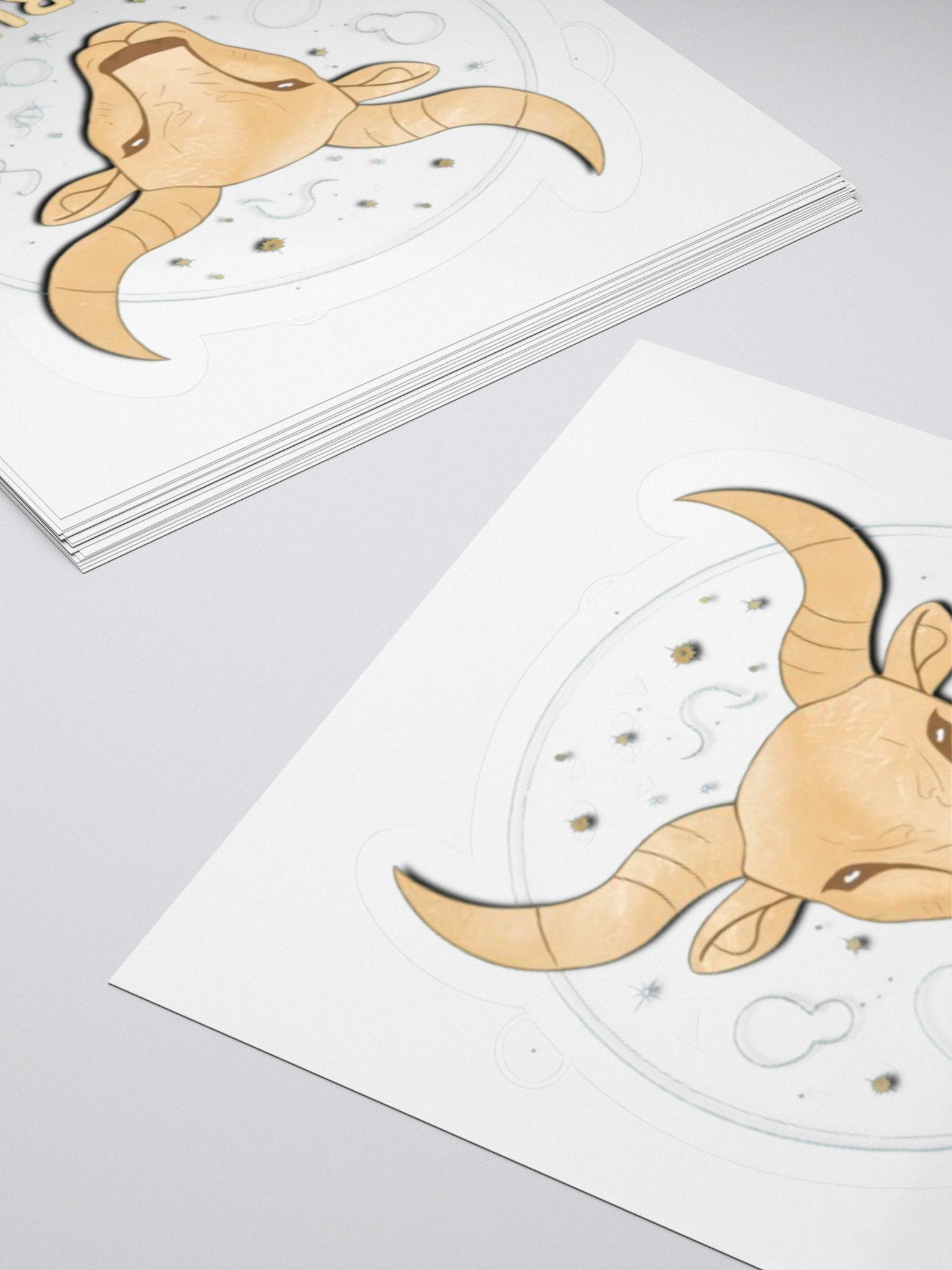 Taurus Zodiac Sticker - Exclusive Bull Design | TDS Music product image (11)