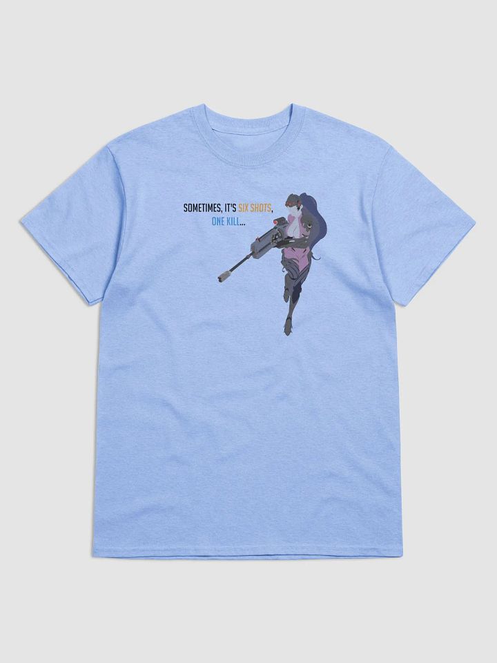 6 Shots, 1 Kill T-Shirt Dark Text product image (1)
