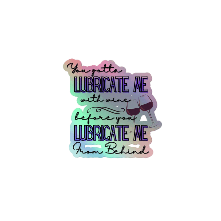 Holographic Lubrication Sticker product image (1)