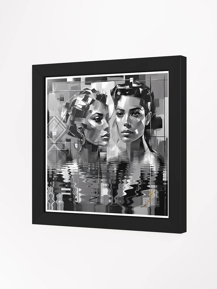 Artworks digital Nfts Cubism style, achievement & presentation by SimouArt 2025 Black & White N°=22 product image (6)