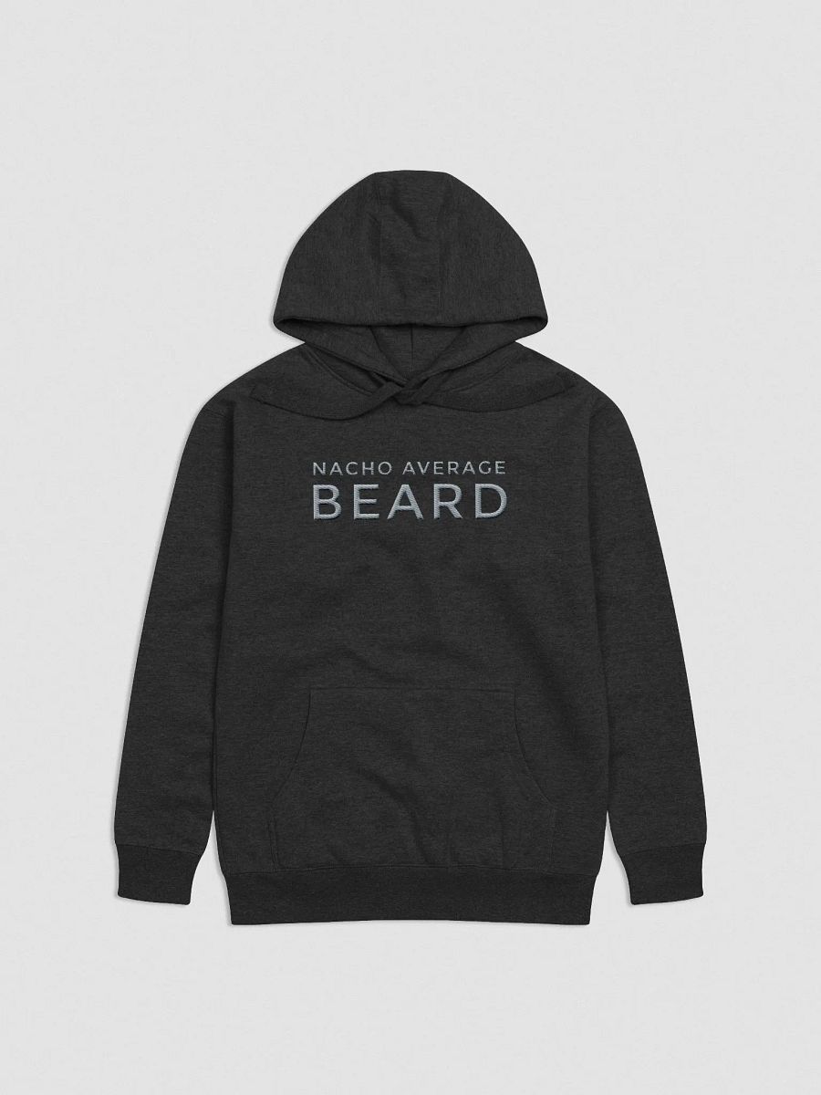 Men's Nacho Average Beard Hoodie (Grey Embroidery) product image (1)