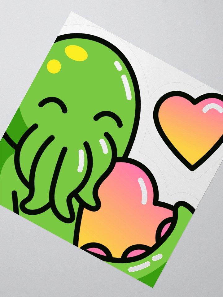 Cthulhu Love Emote Sticker product image (2)