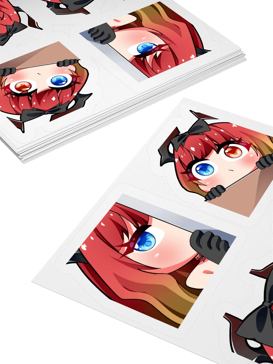 ScarLight Crimson, Shy Sticker Set. product image (11)