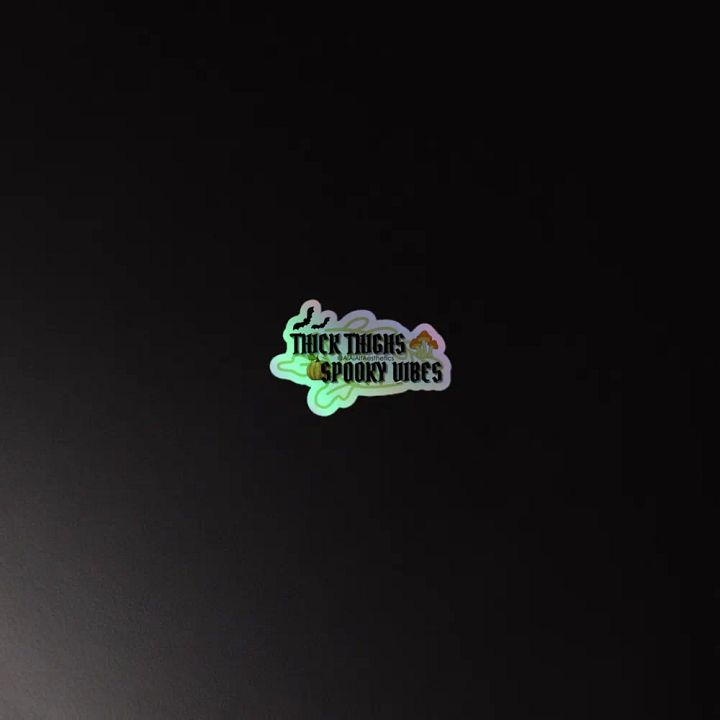 Spooky Thighs Holographic Sticker Sheet product image (1)