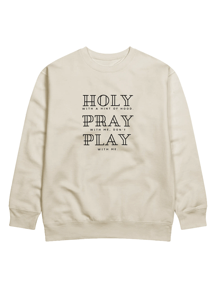 Holy With a Hint of Hood Sweatshirt (Light Colors) product image (2)