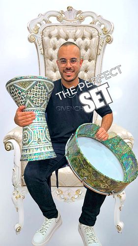 Check out our Mother of Pearl Bandir and Sombaty Plus Japanese Pearl Darbuka (8-pegs) in action! ✨

🎤 Deep, soulful resonance...