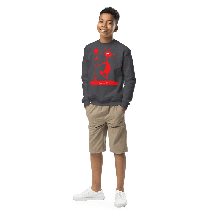 Gildan Youth Crew Neck Sweatshirt product image (3)