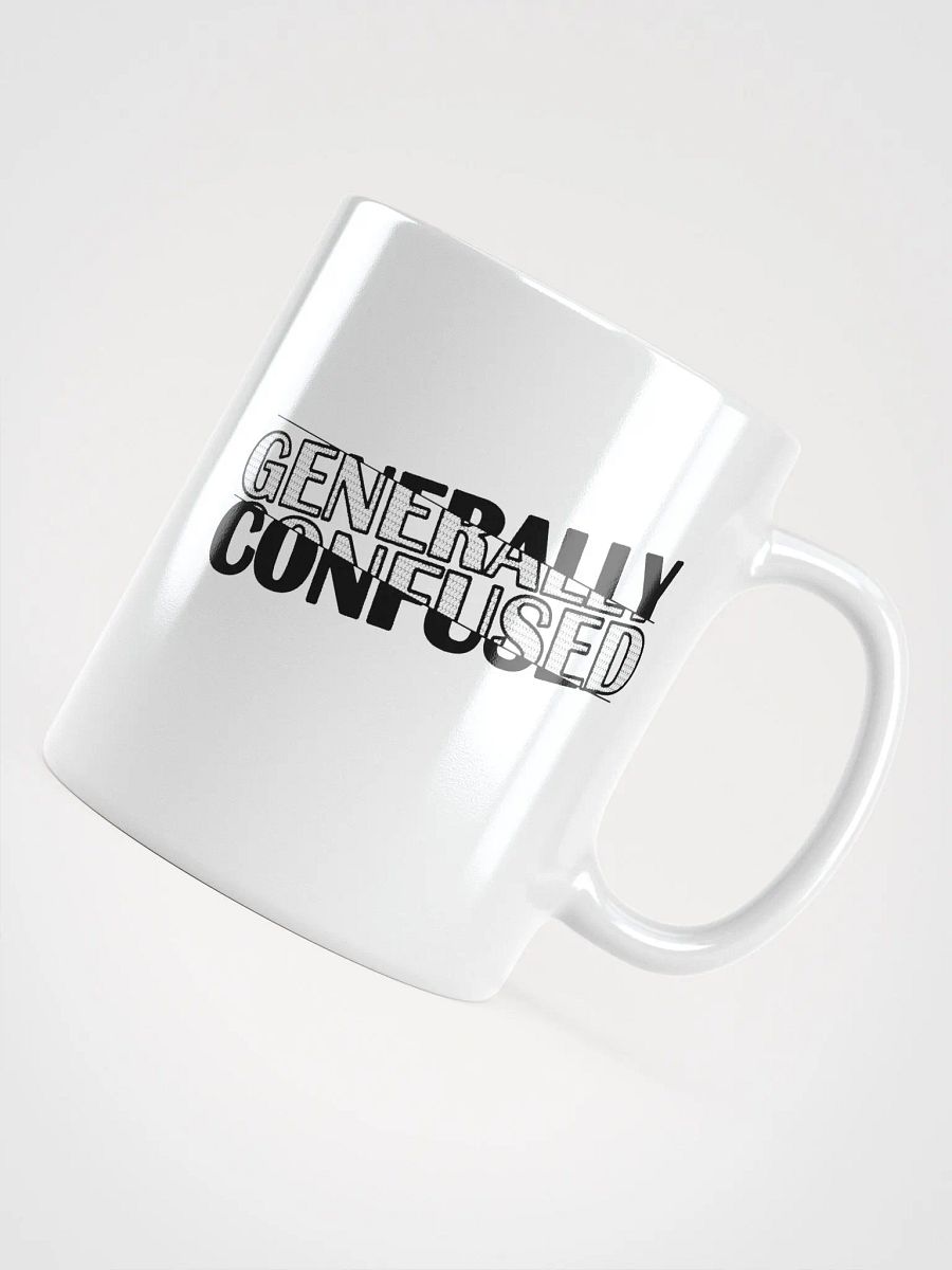 Generally Confused White Glossy Mug product image (4)
