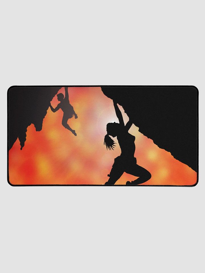 Bouldering flare desk mat product image (1)