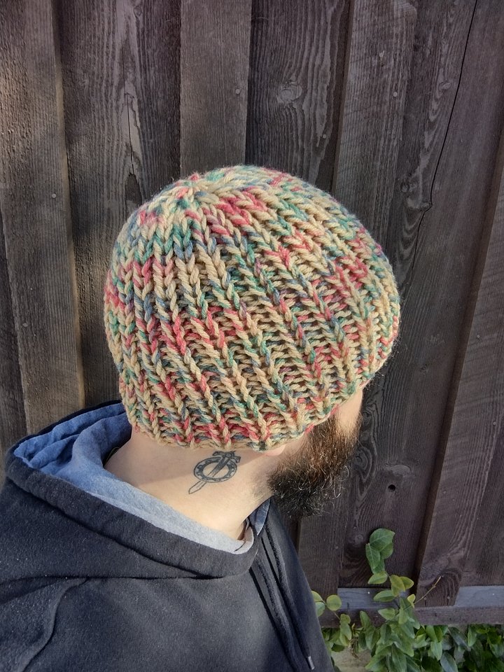 Multicolored Knit Brimless Beanie product image (2)