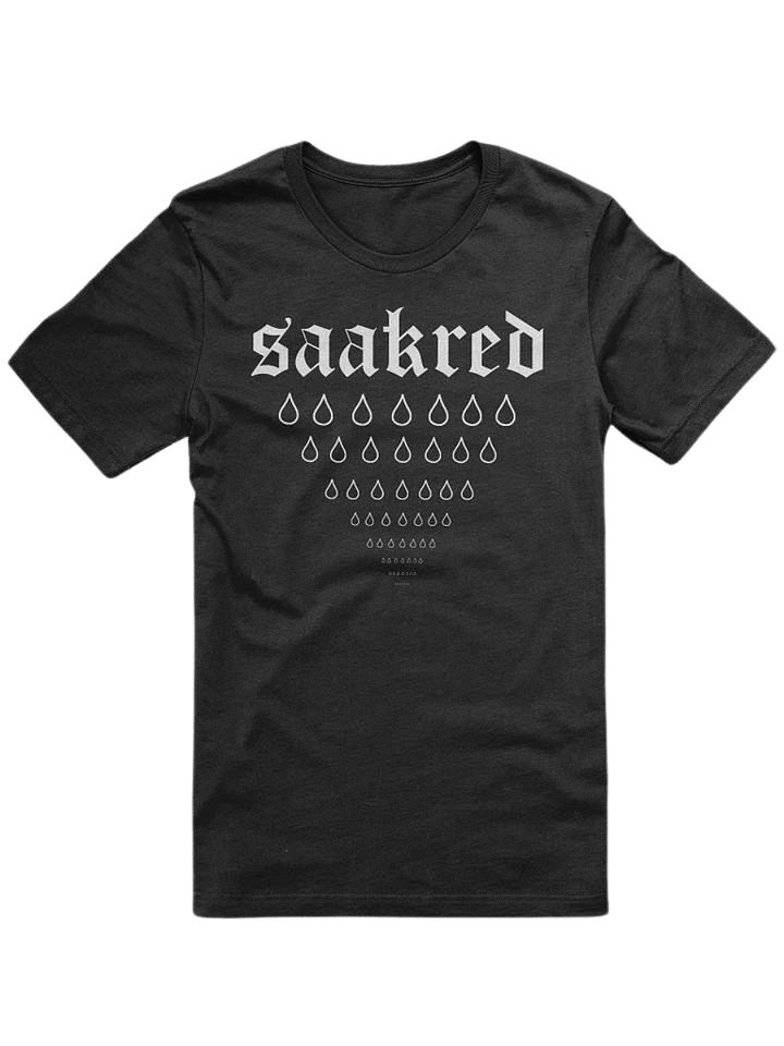 Saakred Tears Tee (black) soft-cotton product image (1)