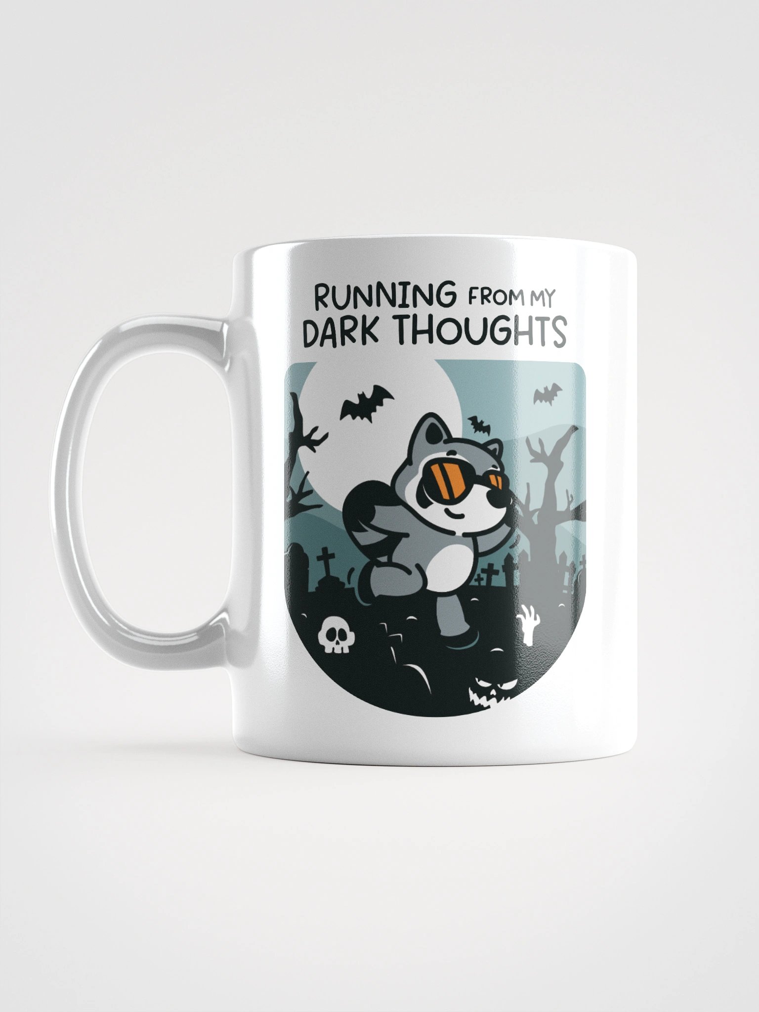 Running From My Dark Thoughts Coffee Mug product image (2)