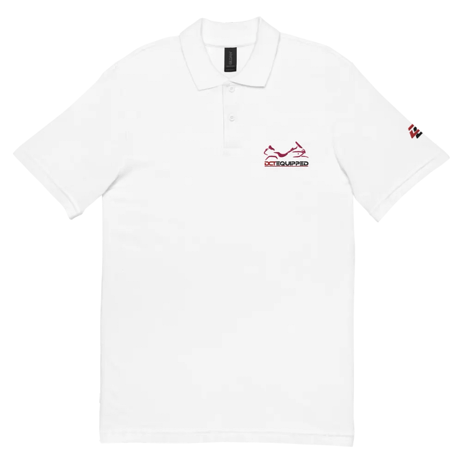 DCT Shadow Wing Polo Shirt White/Red product image (3)