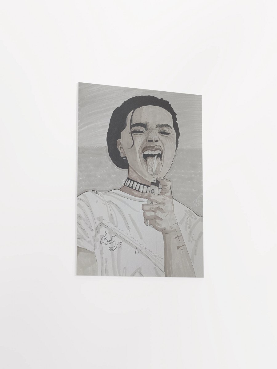 zoe kravitz - Taste the fire poster print product image (23)