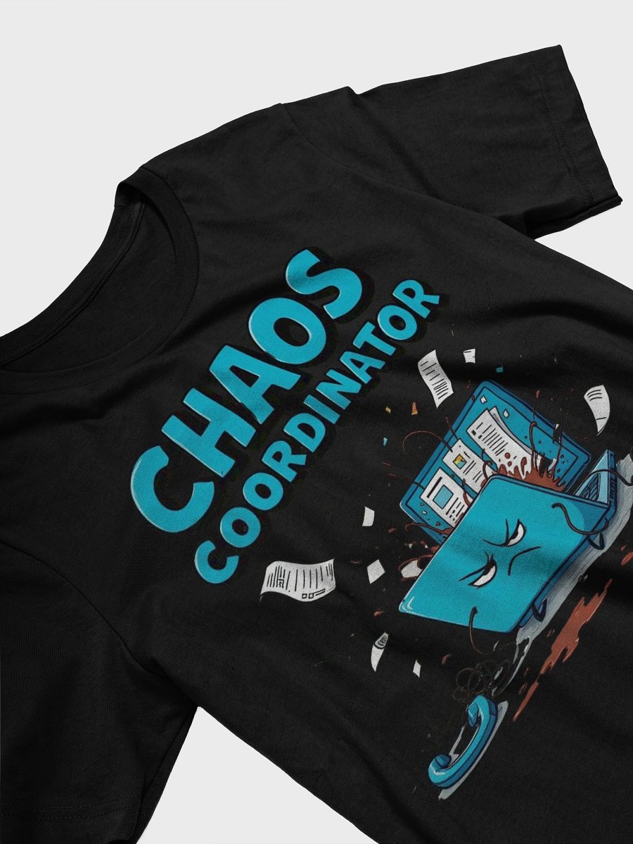 Chaos Coordinator Cartoon Laptop T-Shirt product image (4)