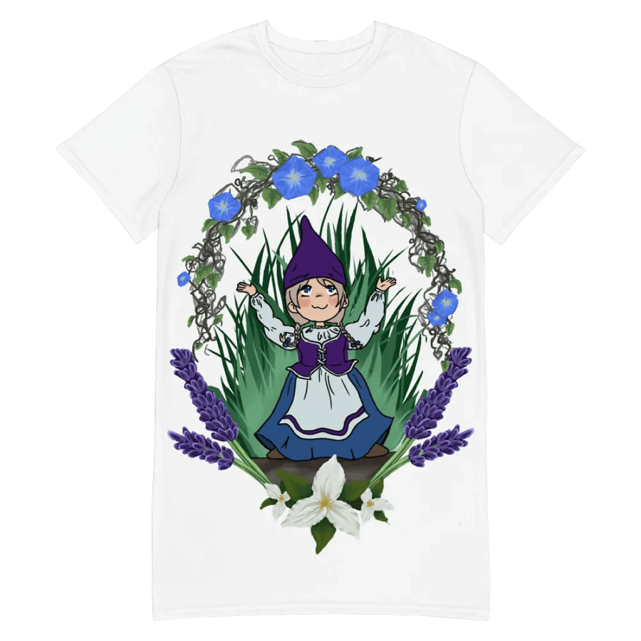 Cozy Garden Logo T-Shirt Dress product image (2)