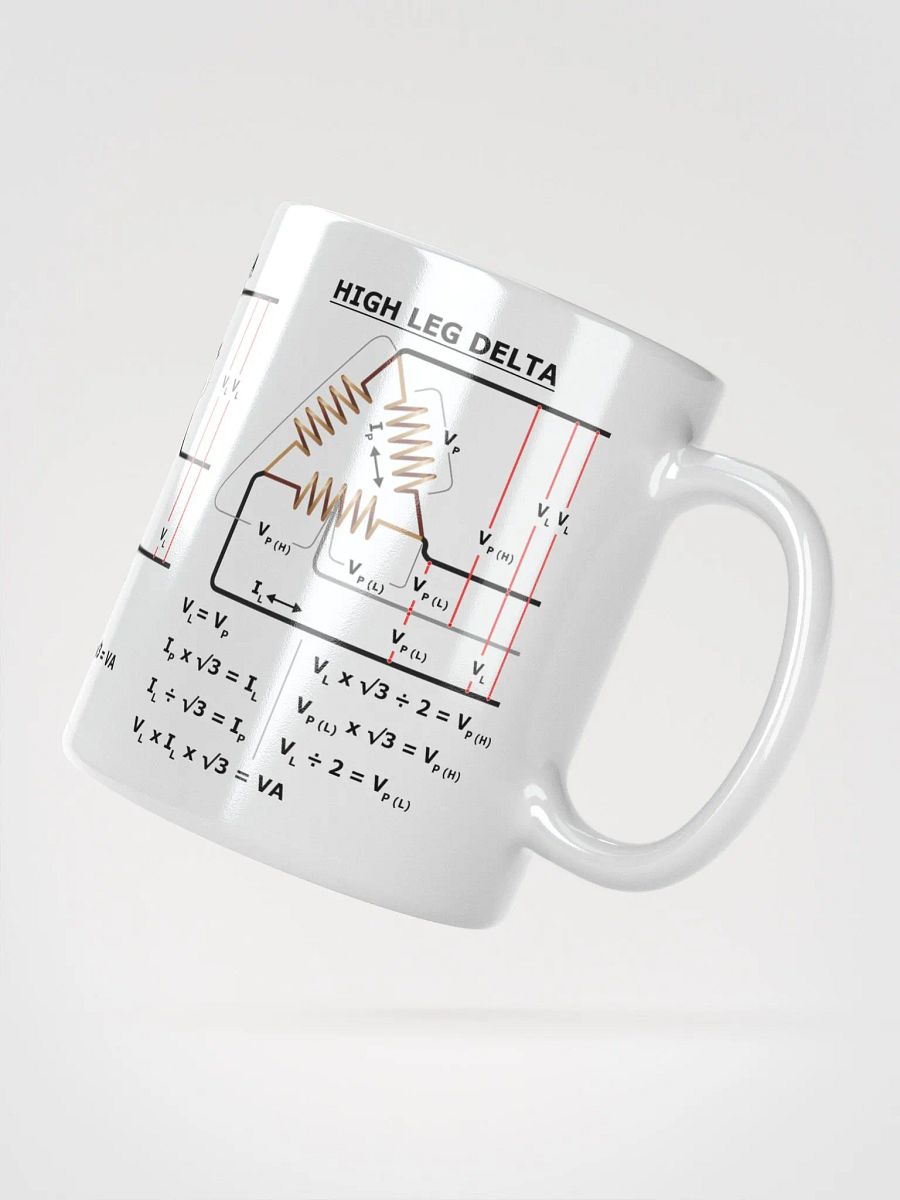 3 Phase Transformer Mug - White product image (4)