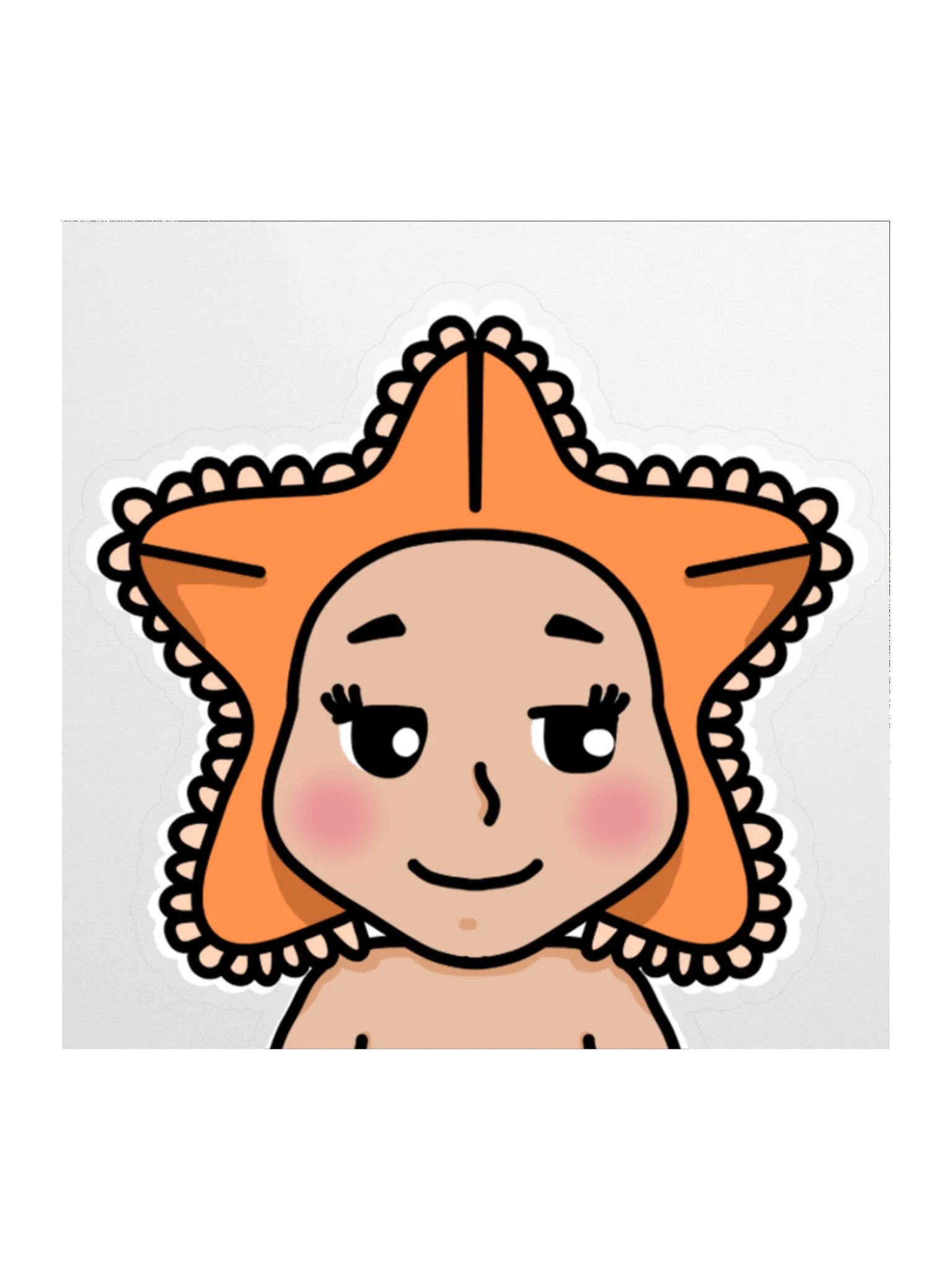 sonny angel starfish⭐ - kiss cut sticker product image (1)