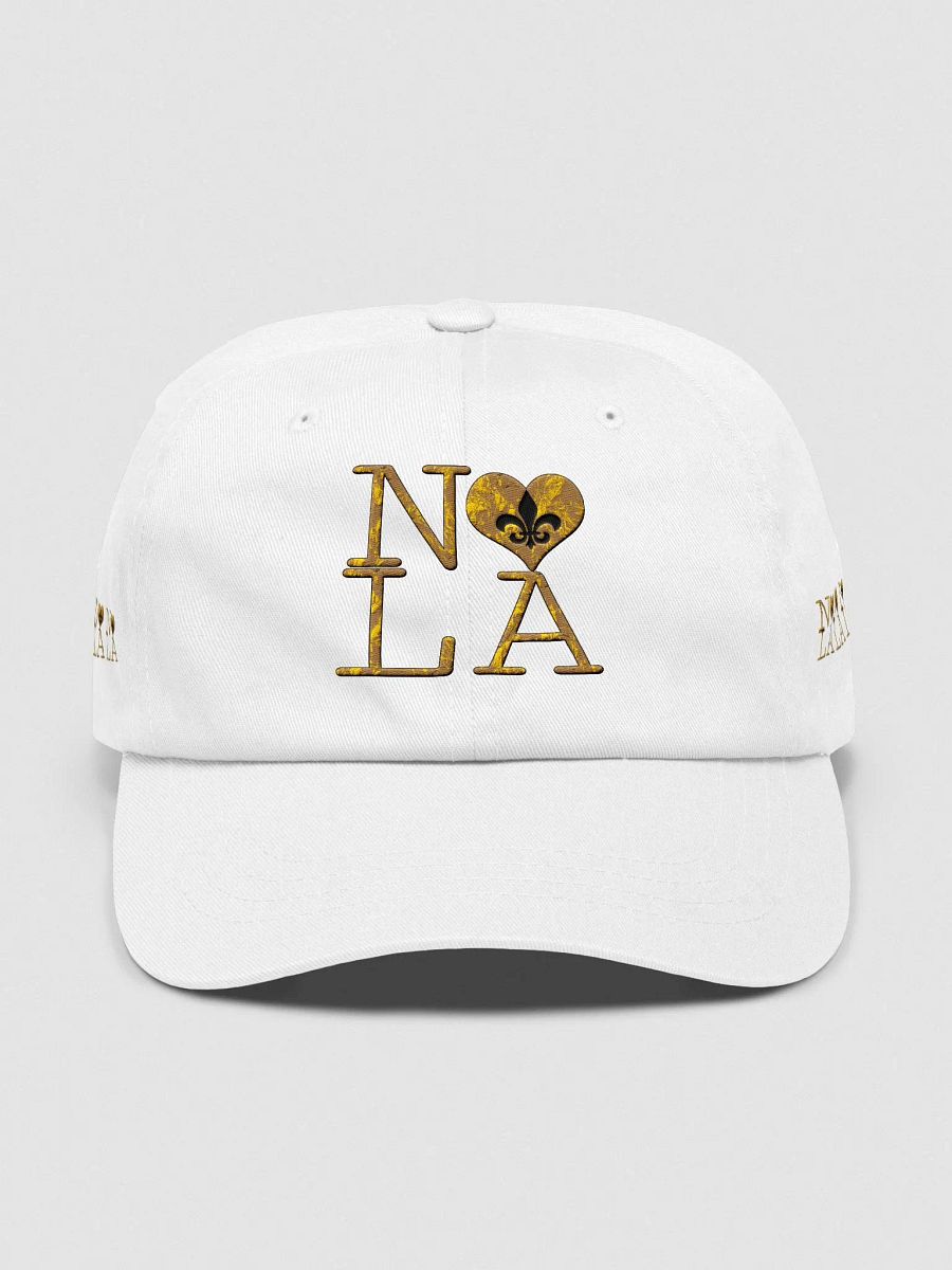 I LOVE NOLA **EMBROIDERED CAP LEGACY LOGO** (GOLD WRAP FULL) product image (1)
