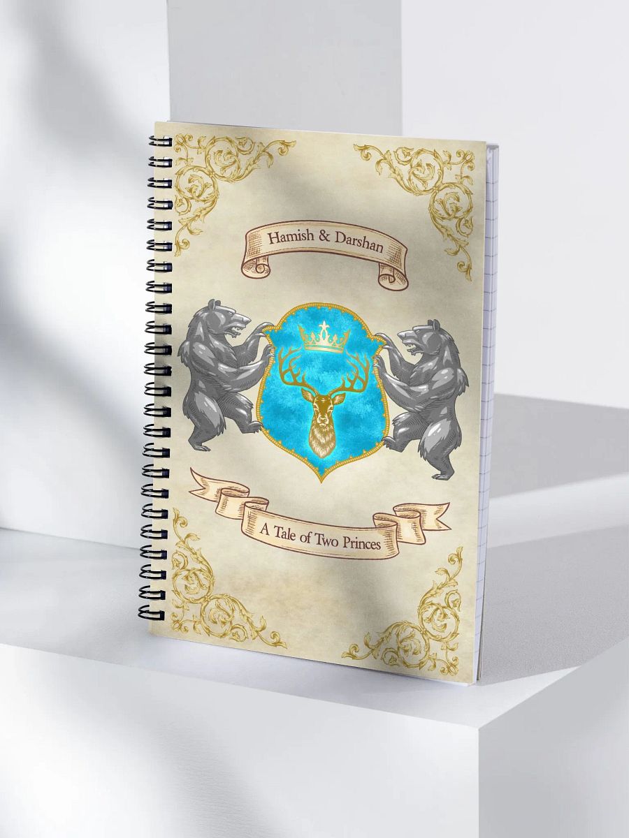 Darshan & Hamish's Crest Notebook product image (4)