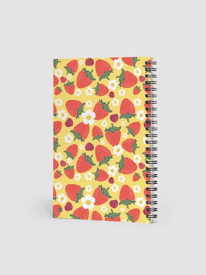 Strawberry Field and Blossom Spiral Notebook product image (2)