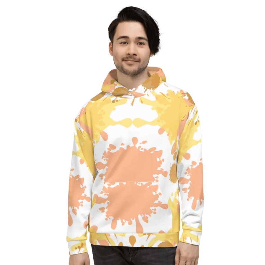 Orange Splotch Hoodie product image (3)