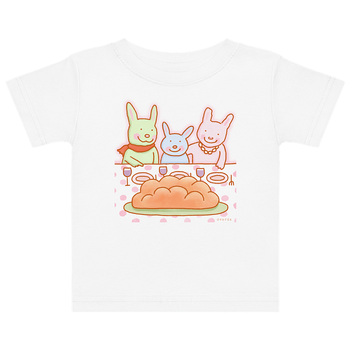 Bunnies & Challah Baby Tee product image (1)