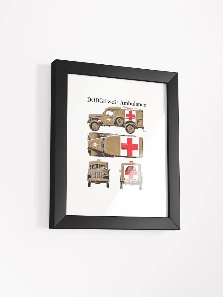 Vintage Military Ambulance Poster product image (8)