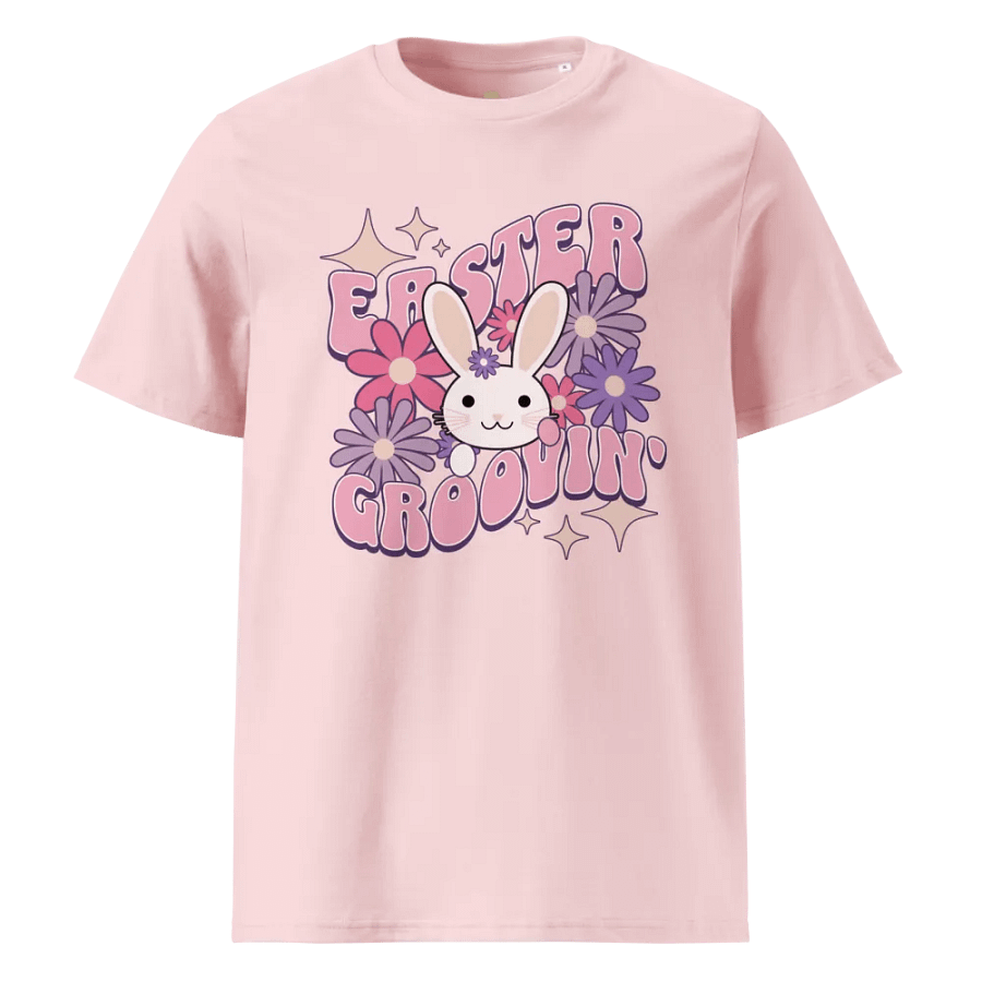 Easter Groovin' Floral Bunny T-Shirt product image (2)