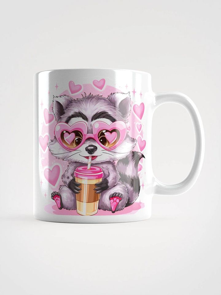 Love-Struck Raccoons Mug product image (1)