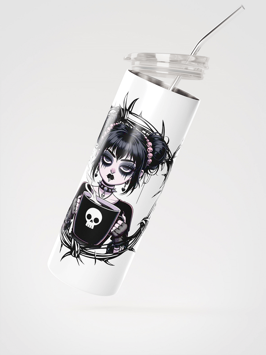 Bitter But Sweet Goth Coffee Girl Steel Tumbler product image (2)