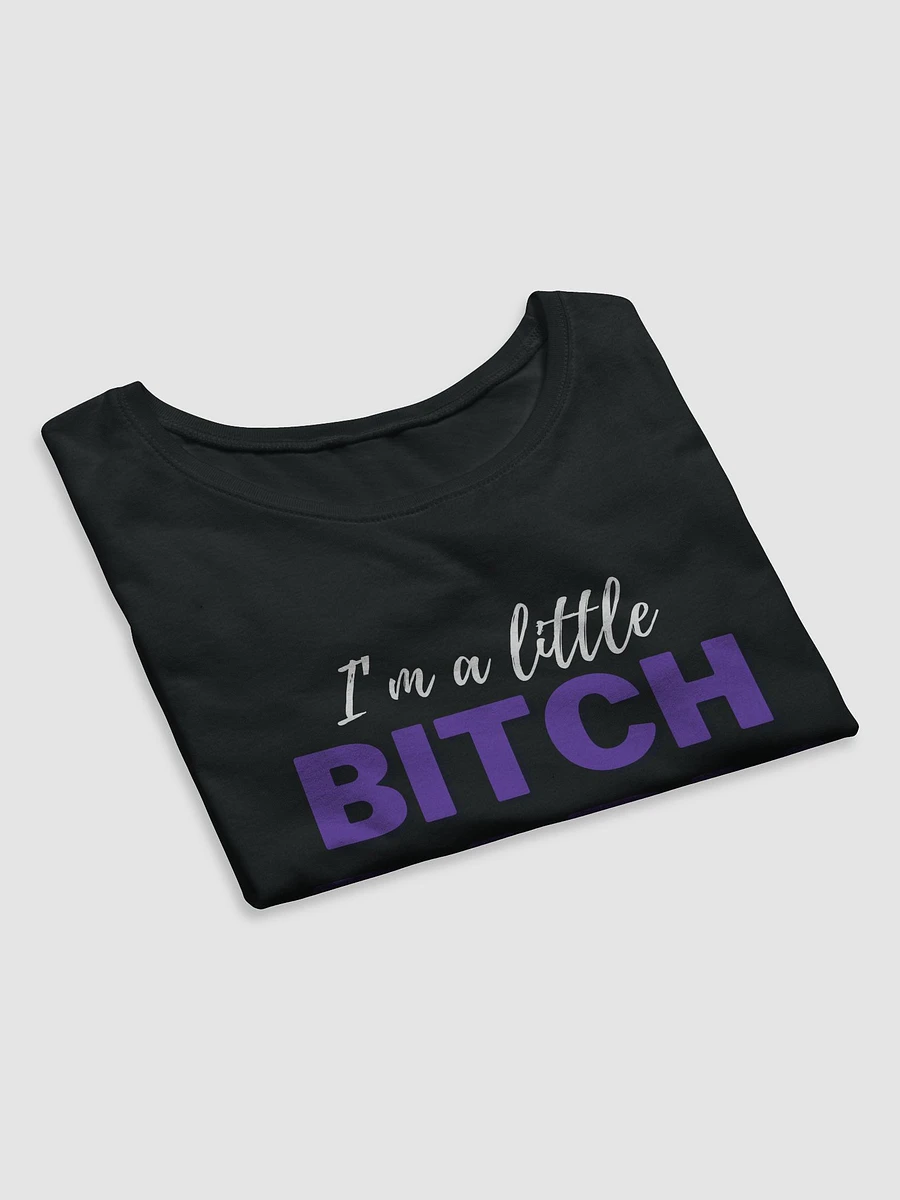 Little Bitch Baby White Lettering Cut Off Tee product image (8)