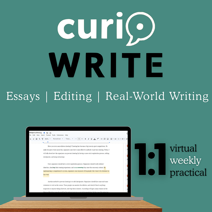 CurioWrite: Essays, Editing, & Real-World Writing product image (1)