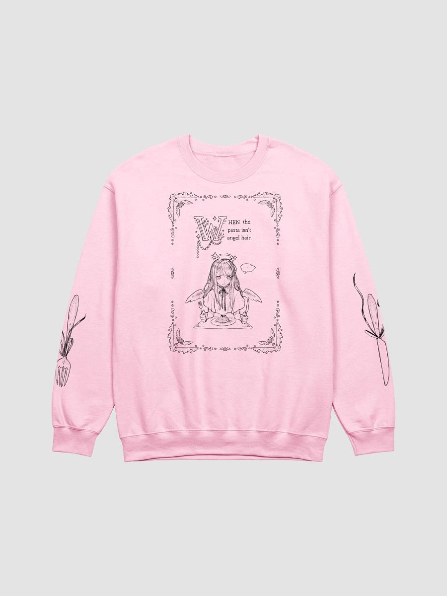 angel hair pasta // light crewneck product image (3)