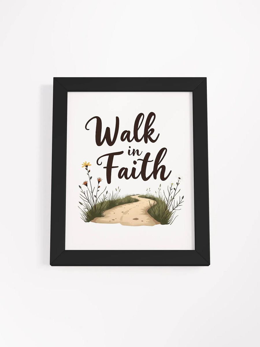 Faithful Path Framed Matte Poster product image (1)