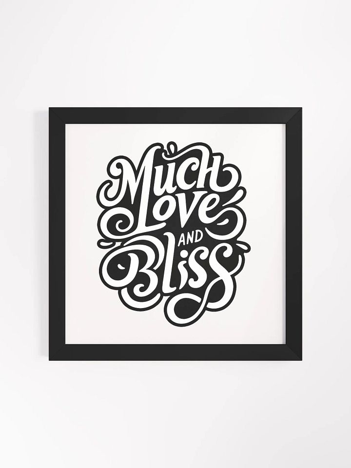 Framed High-Quality Matte Poster (square) product image (1)