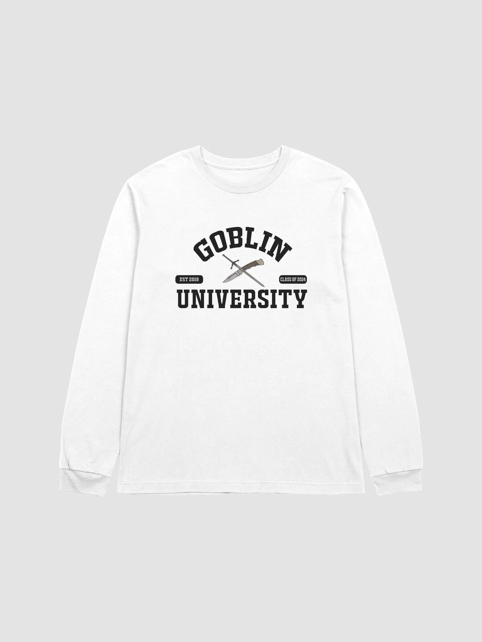 Goblin University Long Sleeve Black product image (62)
