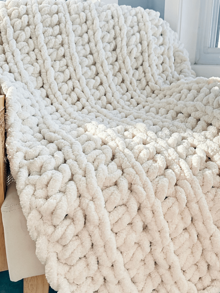 Chunky Cabin Throw Crochet Pattern product image (5)